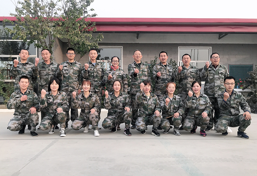 公司成立民兵連，開展軍訓